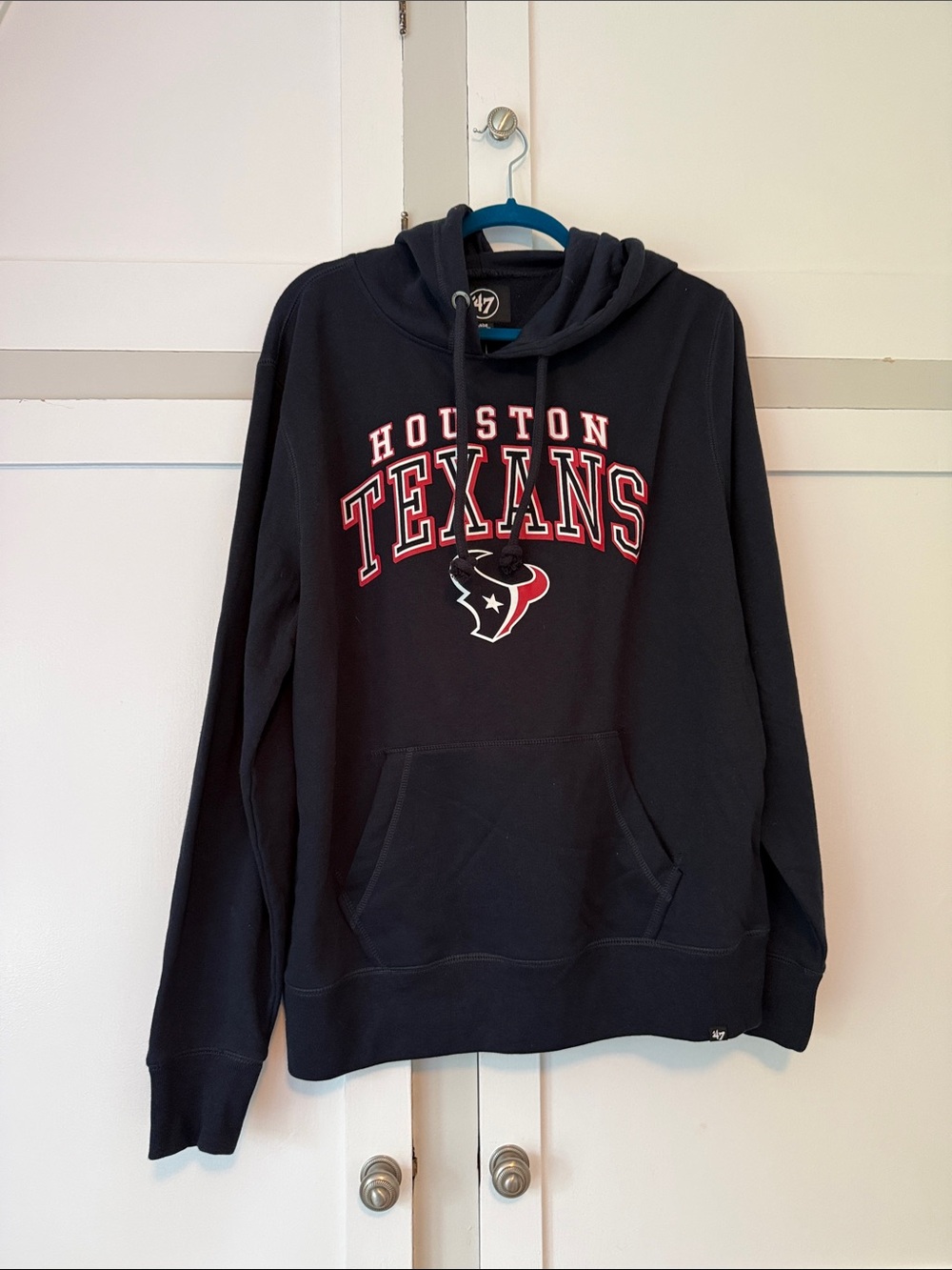 '47 Navy Houston Texans Hoodie Sweatshirt NWT size large NFL